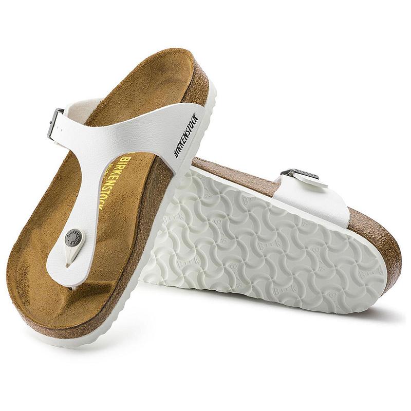 Gizeh Birkenstock Birko-flor Damske Biele | SK 99KOR